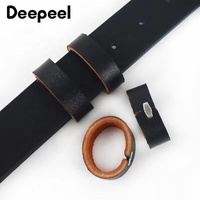 Deepeel YB750 1cm boucle en peau de vache anneau pour 40mm ceinture en cuir véritable hommes ceinture queue fixation accessoires adultes artisanat