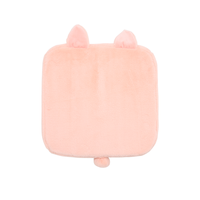 Coussin de siège en mousse Animal mignon conception de dessin animé carré pour coussin d'oreiller lombaire confortable de voiture de bureau à domicile
