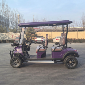 Carrito de Golf Eléctrico Gulf de 48V, 4 Plazas, Batería de Litio, Certificado CE, Estructura de Acero, Mini Carrito Turístico, 30-50 km/h, 90 km de Autonomía, para Playa y Parque - Product Image 1