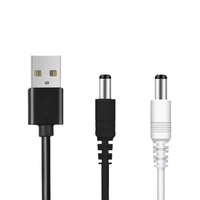 Großhandel USB-zu-DC-Stromkabel 3,5x1,35mm 5,5x2,1mm DC-Stecker Ladekabel für Kleingeräte Anpassbare Länge