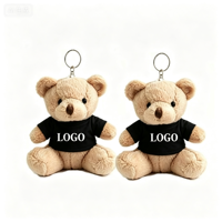 T-shirts vierges en polyester blanc pour sublimation, motifs ours en peluche, tailles 10/22/26/30/40 cm, pour cadeaux d'anniversaire