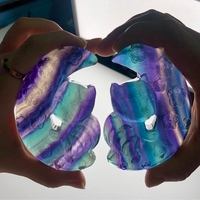 Sculptures en fluorite en gros à faire soi-même, sculptures en cristal, artisanat de renard à neuf queues