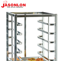 Chariot de support de plateau de boulangerie d'acier inoxydable chariots de type économique de 15 rangées pour le chariot de support de boulangerie