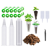 DD3190 50 pièces système de culture hydroponique à partir éponges de croissance paniers étiquettes accessoires de jardin Kit de gousses de graines