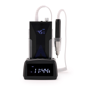 Machine à percer les ongles professionnelle en alliage d'aluminium 45000 tr/min Rechargeable Moteur sans balais 85W Affichage LCD <span class=keywords><strong>Ponceuse</strong></span> à ongles puissante Horloge - Product Image 3