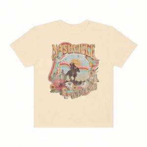 Camiseta de algodón 100% de música country de Tennessee Nashville, holgada, para hombre y mujer, nuevo diseño, estampado personalizado - Product Image 2