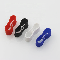 Cadeaux promotionnels personnalisés avec logo imprimé, organisateur de câbles en silicone réutilisable, imperméable, antichoc et anti-poussière