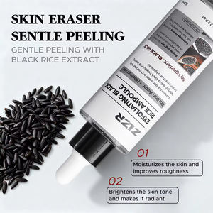 Suero Ampolla de Arroz Negro para Todo Tipo de Piel, Cuidado de la Piel Coreano, Exfoliante Facial Blanqueador con Niacinamida y Ácido Hialurónico - Product Image 6