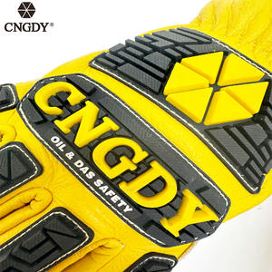 Ironclad Men <span class=keywords><strong>Work</strong></span> <span class=keywords><strong>Glove</strong></span> 360 CUT <span class=keywords><strong>LEATHER</strong></span> Guantes IMPACT Guantes amarillos de seguridad para el trabajo - Product Image 3