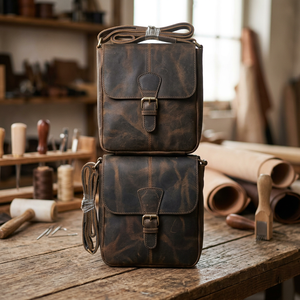 Bolso de Mano de Cuero Vacuno Auténtico BS INTERNATIONAL para Mujer, con Correa Individual, Personalizado, Venta al Por Mayor, Bolsos de Alta Calidad con Capacidad de 3L+ para Viaje - Product Image 1