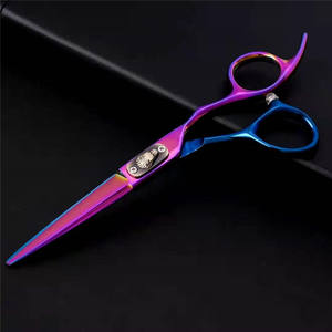 Tijeras de Peluquería Inoue Kazunari, Juego de Siete Colores Azules, Tijeras de Entresacar para Diestros, Acero Inoxidable SUS440C - Product Image 2