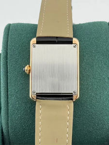 Montre pour femme, boîtier fin intemporel, cadeau de Noël, minimaliste, étanche, bracelet en cuir, montre à quartz - Product Image 2