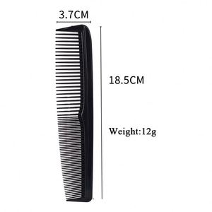 Vente directe d'usine, peigne à dents larges pour barbier, peigne de coiffure, peigne antistatique en plastique pour la coupe des cheveux - Product Image 2