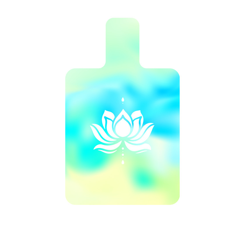 Esterilla de pilates de felpa con diseño de estrella y efecto ante.
