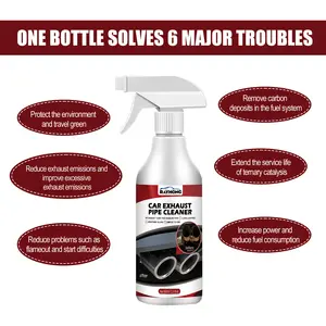 60ml Car Exhaust Pipe Cleaning Agent Car Motorcycle Maintenance Car Rust Carbon Deposition Removal Spray