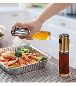 sprey yağdanlık Suppliers-ABS ince sis zeytin pompası sprey şişe yağ püskürtücü Pot barbekü için mutfak gereçleri aksesuarları