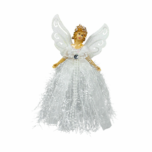 Décoration <span class=keywords><strong>de</strong></span> Noël <span class=keywords><strong>en</strong></span> peluche artisanale <span class=keywords><strong>de</strong></span> luxe <span class=keywords><strong>en</strong></span> gros, ange pour le sommet <span class=keywords><strong>de</strong></span> l'arbre, ornement festif pour bureau, idéal pour les fêtes et la décoration intérieure. - Product Image 6