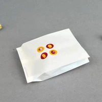 Sacs en papier jetables enduits pour la restauration rapide, gâteaux, snacks, popcorn, boulangerie, churros, gaufres, crêpes, beignets, recyclables, CMYK