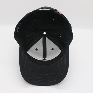 High Quality Custom <b>Flat</b> Embroidery Logo 6 Panel Structured Curved Brim Recycled Cotton Fabric Snapback <b>Hat</b> Sports Baseball Cap - Product Image 6