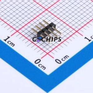 MTP310-1104S1 Pin Header Through hole Component (THT),P=1.27mm Connector 1x4P 1.27mm Single Row 4P - Product Image 1