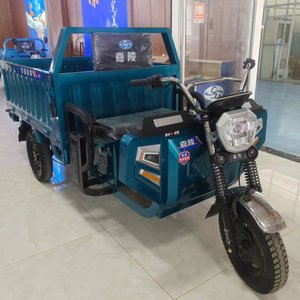 Triciclos eléctricos de <span class=keywords><strong>carga</strong></span> abiertos de alta resistencia con volquete, capacidad de <span class=keywords><strong>carga</strong></span> de 1 tonelada, 72 V, 2 kW, 1,8 m, - Product Image 3
