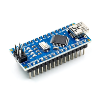 Placa de aprendizaje MCU adecuada para placa de desarrollo Nano 3.0, Micro USB, Bootloader, controlador CH340, 16MHz ATMEGA328P