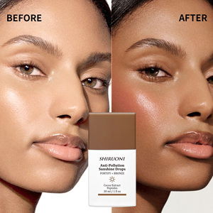 Sérum autobronzant pour le visage sans soleil au cacao naturel de marque privée Essence de bronzage foncé - Product Image 5