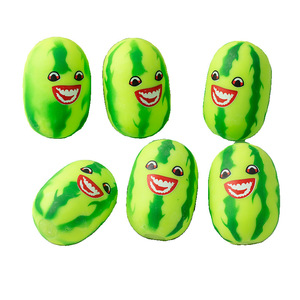 Juguete de descompresión musical de frutas transfronterizo, muñeco de simulación de sandía, juguete creativo de frutas y verduras para amasar, unisex para oficina - Product Image 4