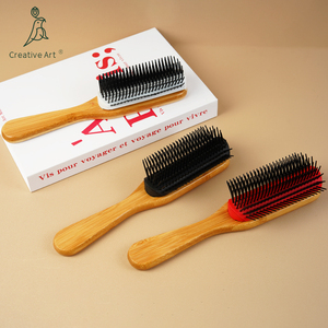 <span class=keywords><strong>Precio</strong></span> de fábrica <span class=keywords><strong>Denman</strong></span> Brush 9 Rows Curly con cabeza desmontable Custom Detangle Hair Brush - Product Image 2