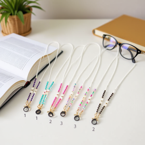 Catena Tre in Uno in Argilla Polimerica Shell da 70 cm per Componenti di Occhiali - Product Image 3