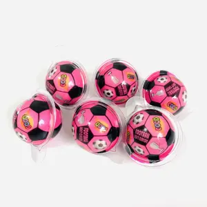 Hot Selling Fruit Flavored Jam gefüllt Bonbon 3D Sport Basketball Fußball Gummiball Candy Soft Jelly Candy