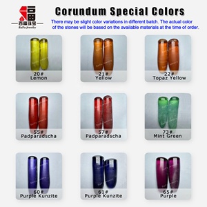 바이푸 주얼리 60 #   61 #   합성 실험실 재배 보라색 쿤자이트 코런덤 원석 - Product Image 5