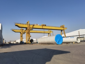 Precio de fábrica: Grúa pórtico móvil de doble viga de 100 toneladas, componentes principales: motor, rodamientos, caja de cambios, engranajes, alcance de elevación de 10-45 m - Product Image 5