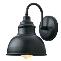 Lampe murale extérieure vintage en fer LED, IP65 étanche, blanc chaud 2700K, garantie 3 ans, décoration pour jardin, villa, balcon, patio, véranda