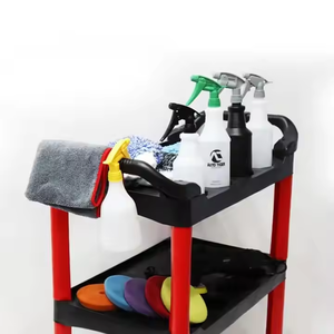 Yeni çok fonksiyonlu haddeleme aracı sepeti araba yıkama bakımı için pratik plastik ajansı arabası araba temizleme araçları için - Product Image 5