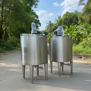 Homogénéisateur de liquides chauffé Kandemir 2500 L en acier inoxydable à double paroi, machine industrielle de chauffage - Product Image 3