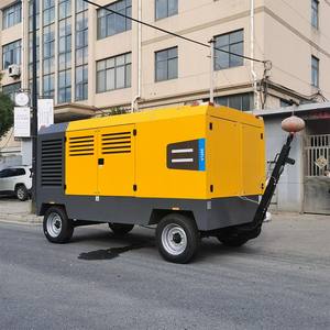 Compresseur d'air portable V1200 de haute qualité à moteur diesel pour la construction industrielle et l'utilisation sur les chantiers extérieurs - Product Image 2