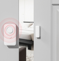 Alarme de porte et de fenêtre Alarme de maison Serrure de tiroir double Alarme magnétique de porte Serrure de sécurité multifonctionnelle pour enfants