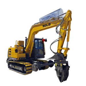 Excavadora para Vías Férreas con Garra para Traviesas, Cortadora de Balasto, Excavadora Ferroviaria - Product Image 1