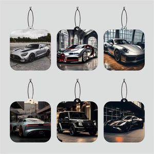 Profumatore per <span class=keywords><strong>Auto</strong></span> Personalizzato <span class=keywords><strong>con</strong></span> Logo, Fragranza Naturale Ecologica di Lunga Durata (17-23 Giorni), Design Stampato su Carta - Product Image 6