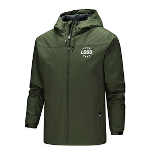 Chaqueta Cortavientos para Hombre, Transpirable, Impermeable, Informal, para Deportes al Aire Libre, Material de Poliéster, Ropa de Invierno - Product Image 1