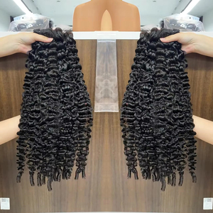 Lớp 14A Sóng Tự Nhiên Sâu Xoăn Bó Tóc Con Người Nguyên Liệu Việt Nam Miến Điện Remy Trinh Brazil Campuchia Bluk Dệt Các Nhà Cung Cấp - Product Image 2