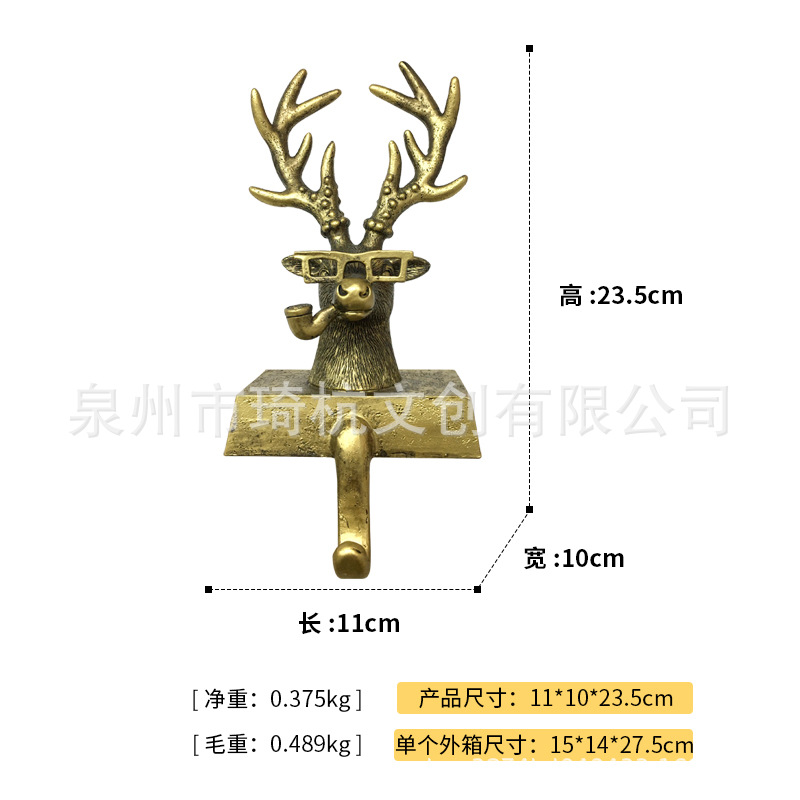 Crochet tête de cerf