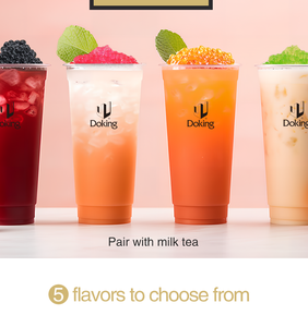 Fournisseur d'usine Doking Meilleures ventes <span class=keywords><strong>de</strong></span> perles Pop the Beads à saveur <span class=keywords><strong>de</strong></span> mûre avec caviar <span class=keywords><strong>de</strong></span> thé au lait Boba Popping Bubble Tea - Product Image 5