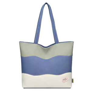 Bolso de lona ecológico y moderno para mujer, bolso de compras grande de lujo personalizado con logotipo - Product Image 5