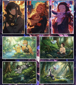 Nouvelles cartes de collection HuoHu Creative Demonslayered Crossover Pokemoned <span class=keywords><strong>Butterfly</strong></span> Dance Spirit's Abode pour enfants, jeux de cartes pour loisirs - Product Image 2