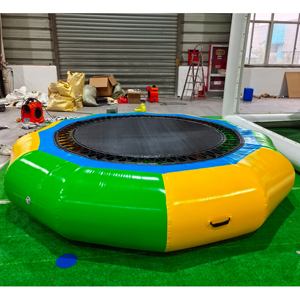 Trampoline aquatique gonflable <span class=keywords><strong>de</strong></span> qualité commerciale, <span class=keywords><strong>station</strong></span> <span class=keywords><strong>de</strong></span> rebond flottante multi-personnes pour piscine <span class=keywords><strong>de</strong></span> jardin, fête au lac - Product Image 4