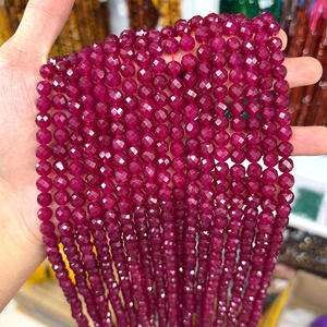 Vente en gros <span class=keywords><strong>de</strong></span> 64 perles à facettes taillées améthyste rubis <span class=keywords><strong>malachite</strong></span> coupe perles rondes en vrac brin pour la fabrication <span class=keywords><strong>de</strong></span> bijoux 6mm 8mm 10mm - Product Image 6