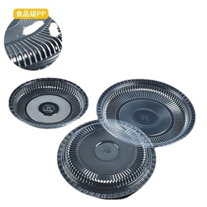 <b>Disposable</b> <b>Plates</b> Round Food Grade PP Plastic For Takeaway Home Use - Product Image 1