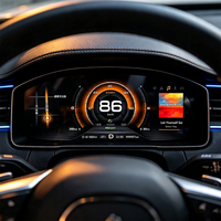Module LCD de tableau de bord automobile ultra-large incurvé de 12,3 pouces 1920x686, 1000 nits, rapport de contraste 1500:1